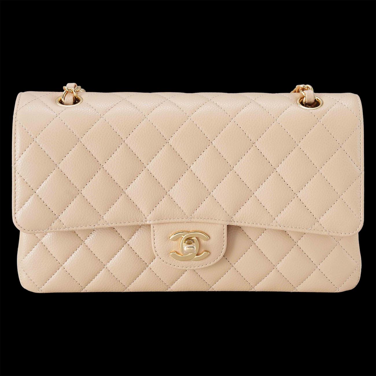 CHANEL(USED)샤넬 캐비어 클래식 미듐 플랩백