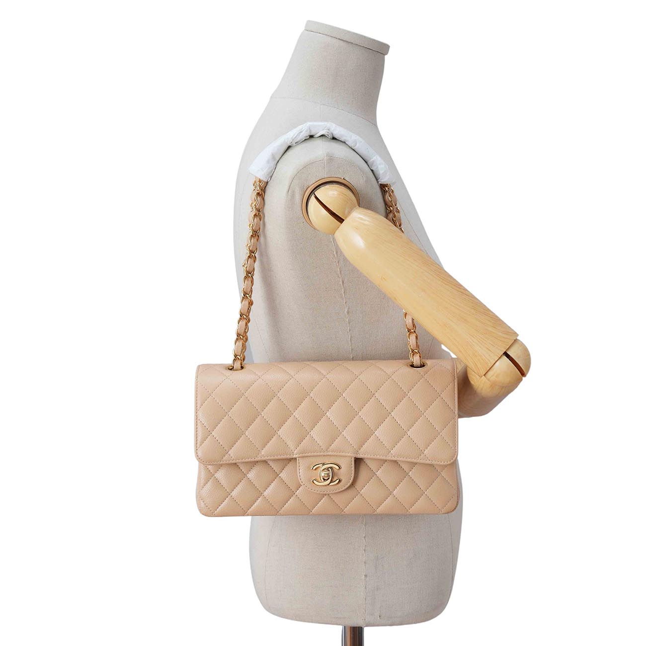 CHANEL(USED)샤넬 캐비어 클래식 미듐 플랩백