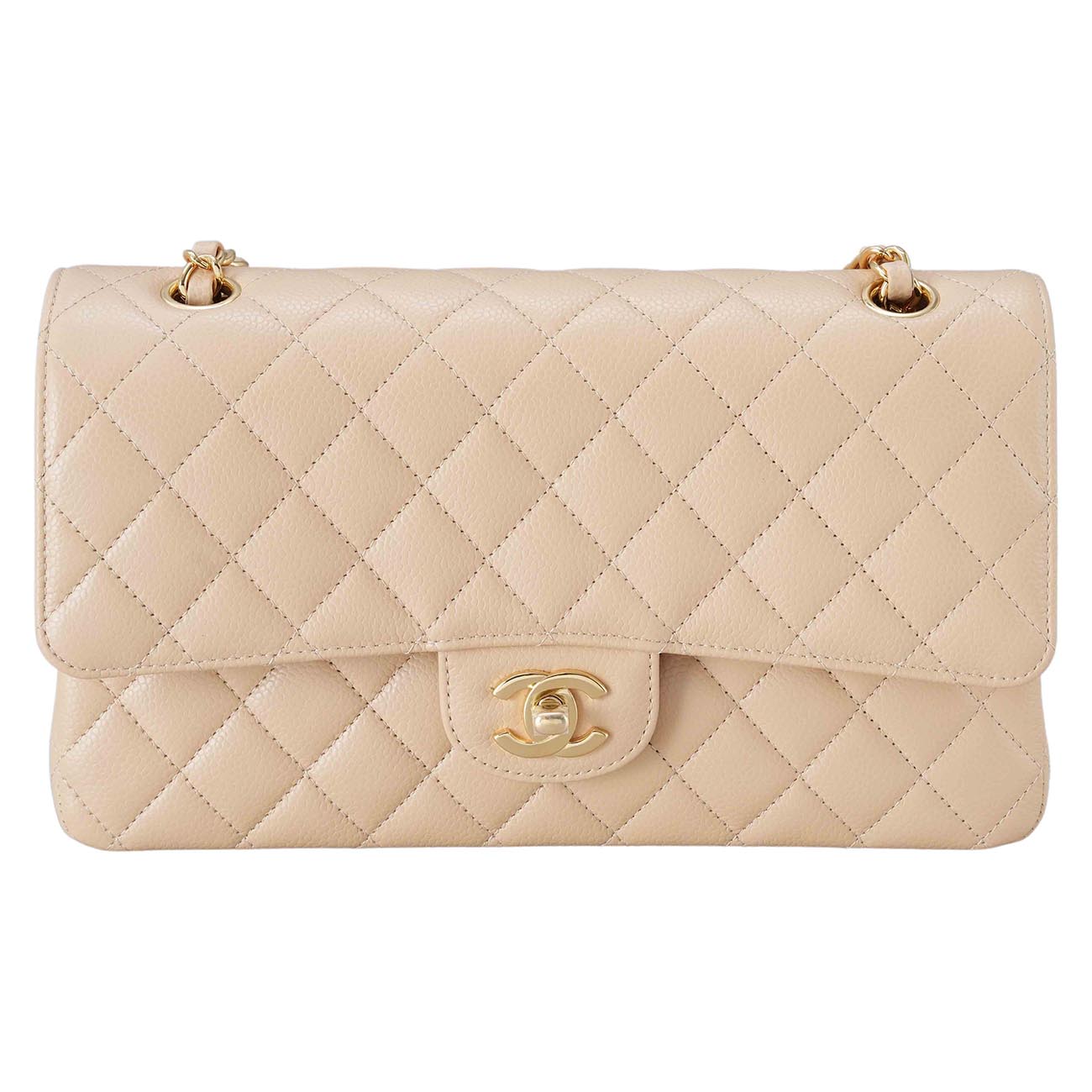 CHANEL(USED)샤넬 캐비어 클래식 미듐 플랩백