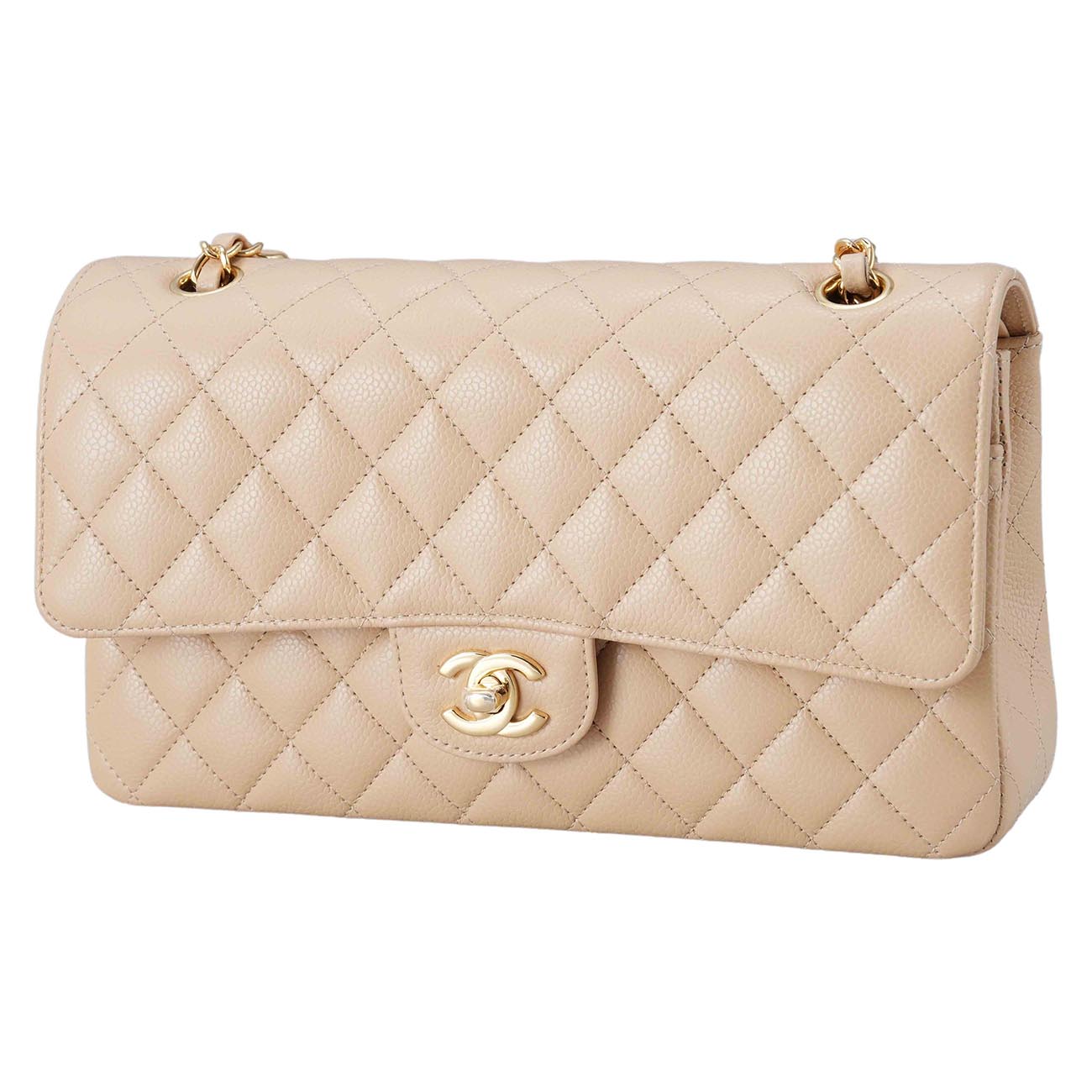 CHANEL(USED)샤넬 캐비어 클래식 미듐 플랩백