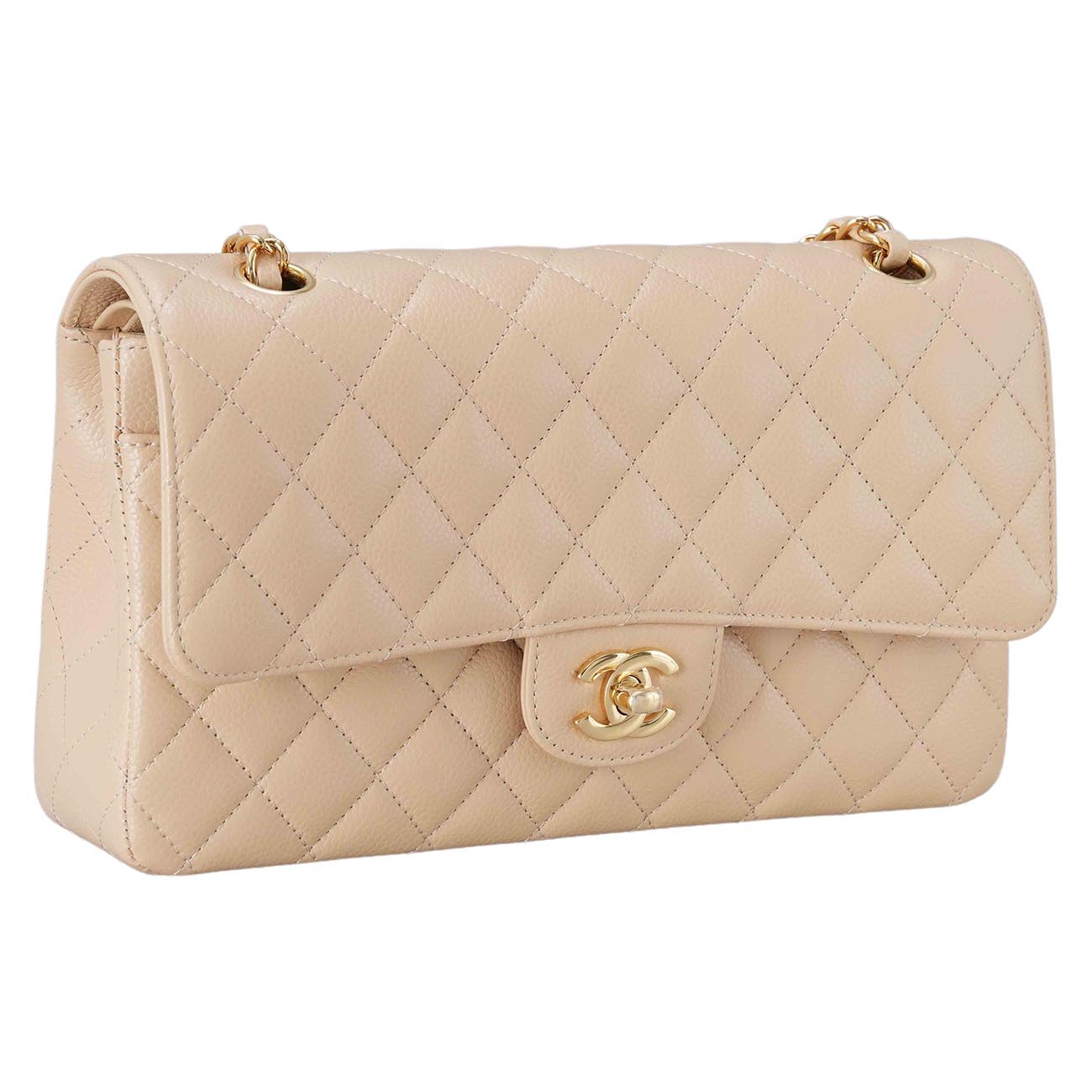 CHANEL(USED)샤넬 캐비어 클래식 미듐 플랩백