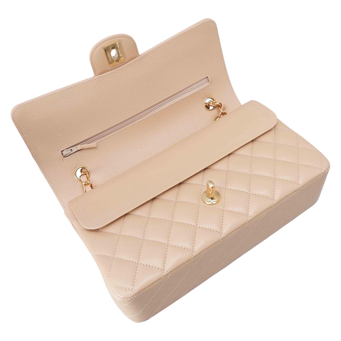 CHANEL(USED)샤넬 캐비어 클래식 미듐 플랩백