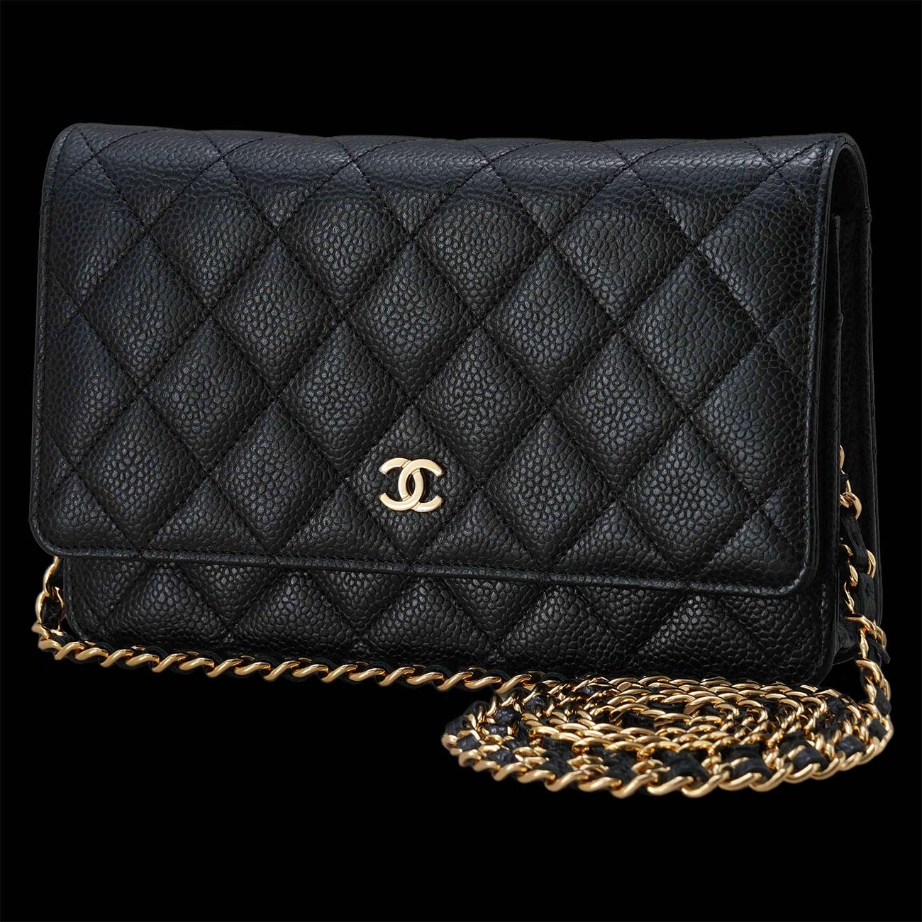 CHANEL(USED)샤넬 캐비어 클래식 WOC 플랩백