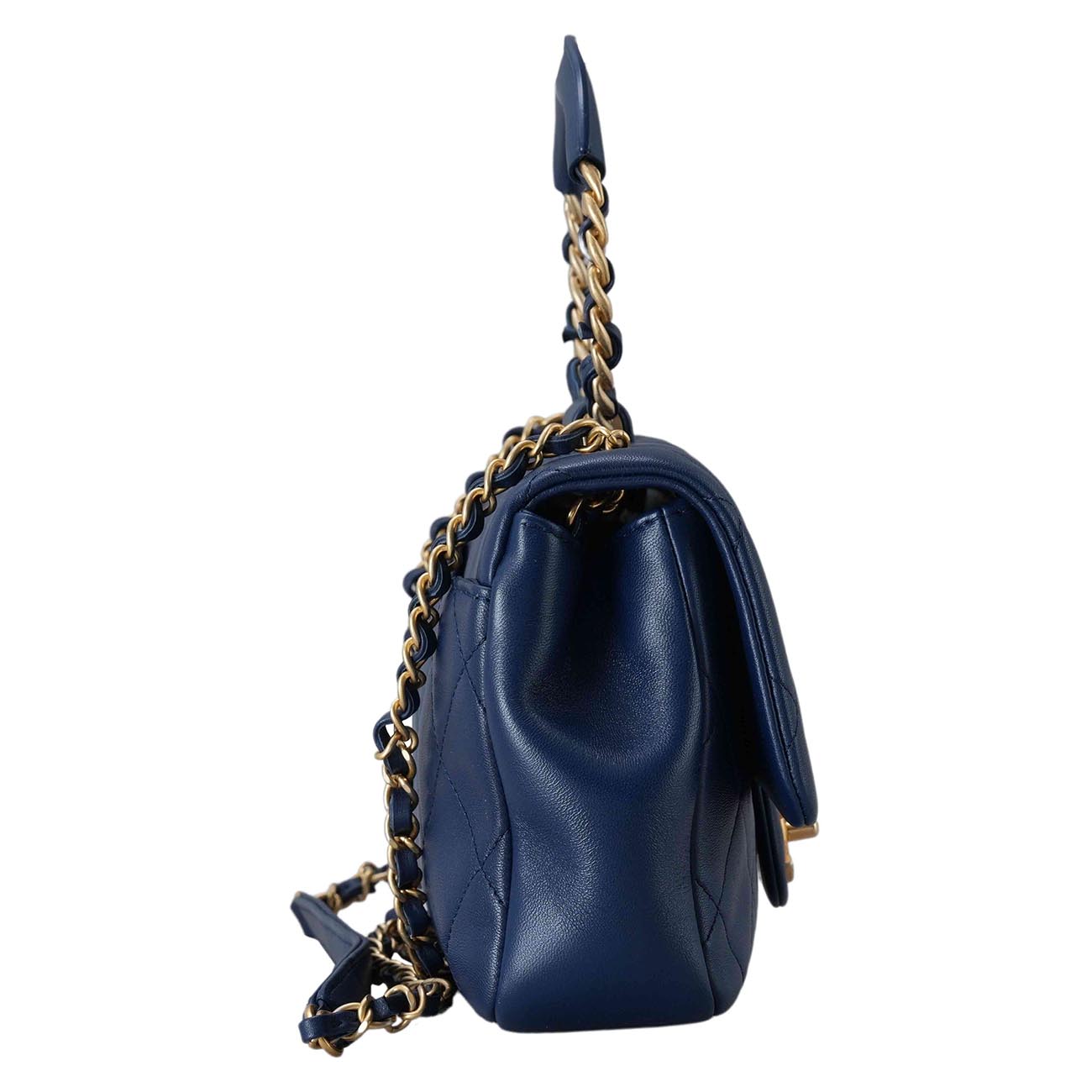 CHANEL(USED)샤넬 시즌 클래식 체인  탑핸들 플랩백