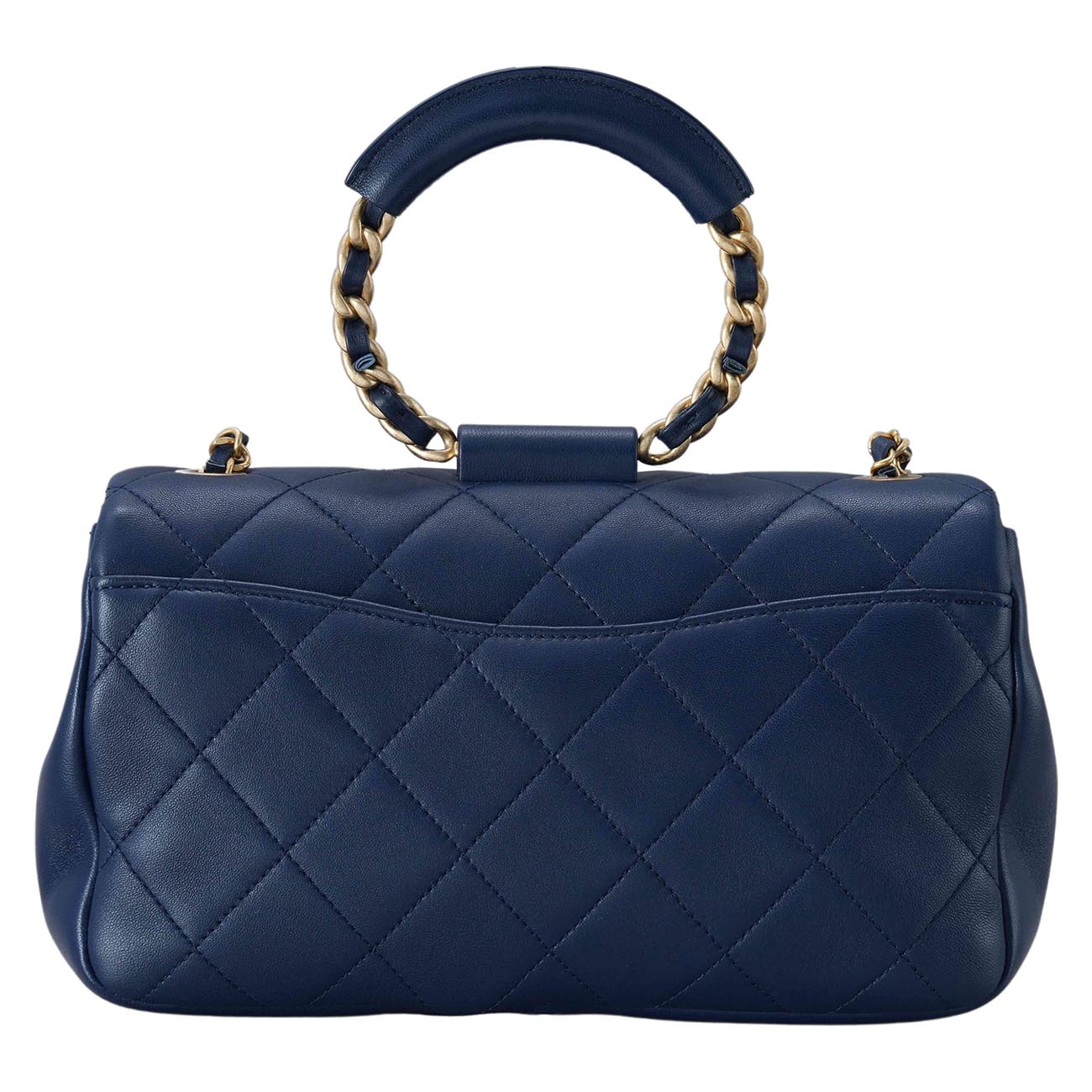 CHANEL(USED)샤넬 시즌 클래식 체인  탑핸들 플랩백