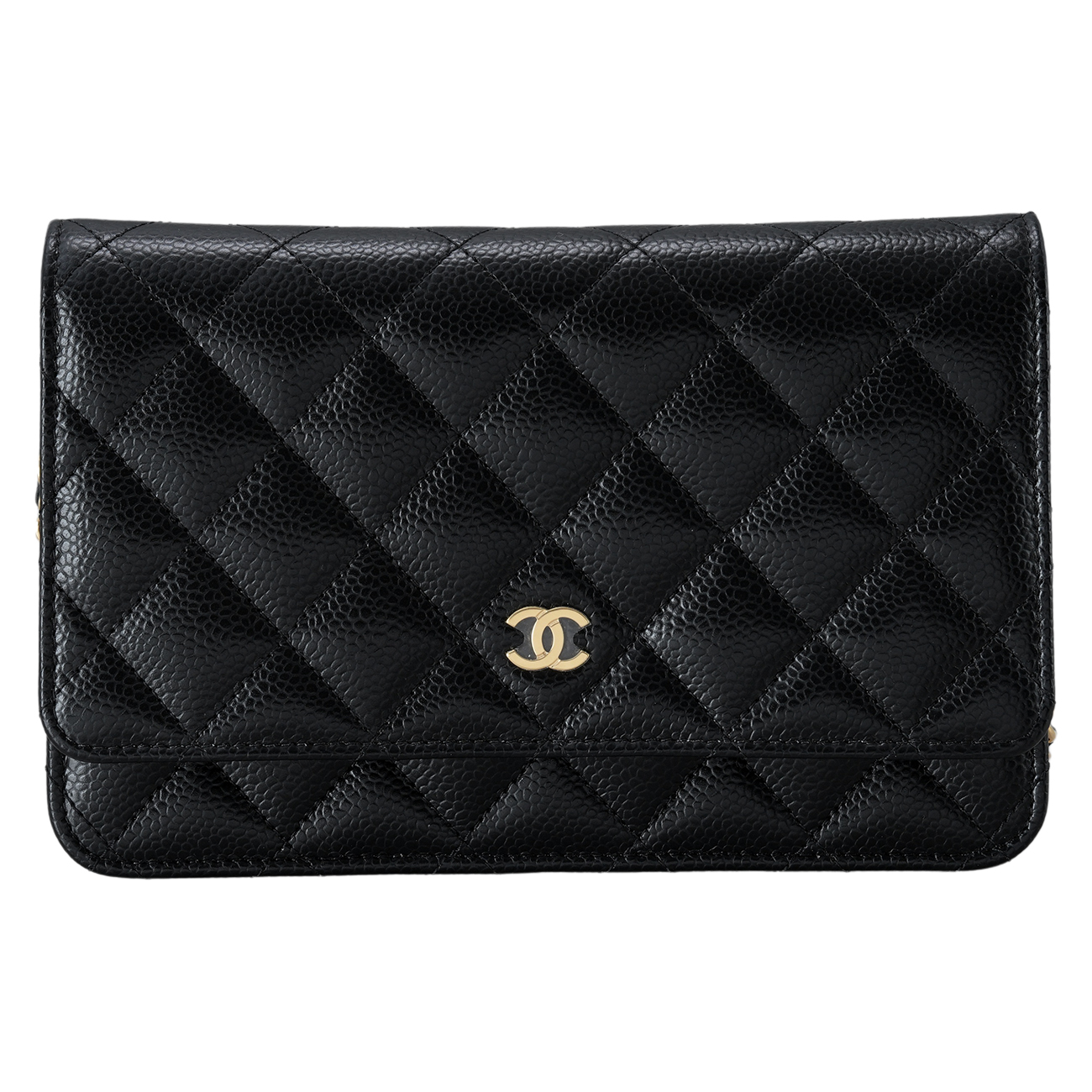 CHANEL(USED)샤넬 클래식 캐비어 WOC 금장