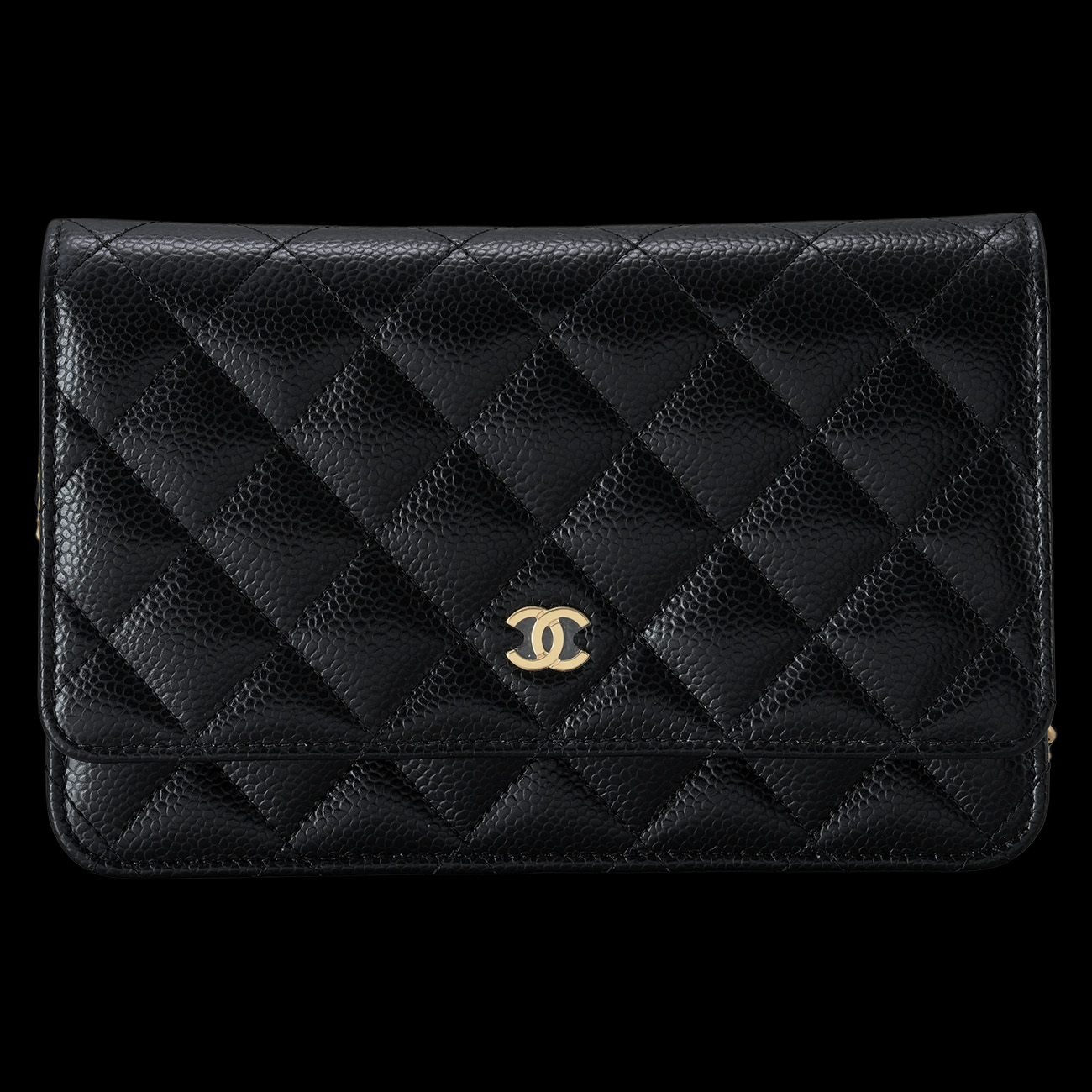 CHANEL(USED)샤넬 클래식 캐비어 WOC 금장