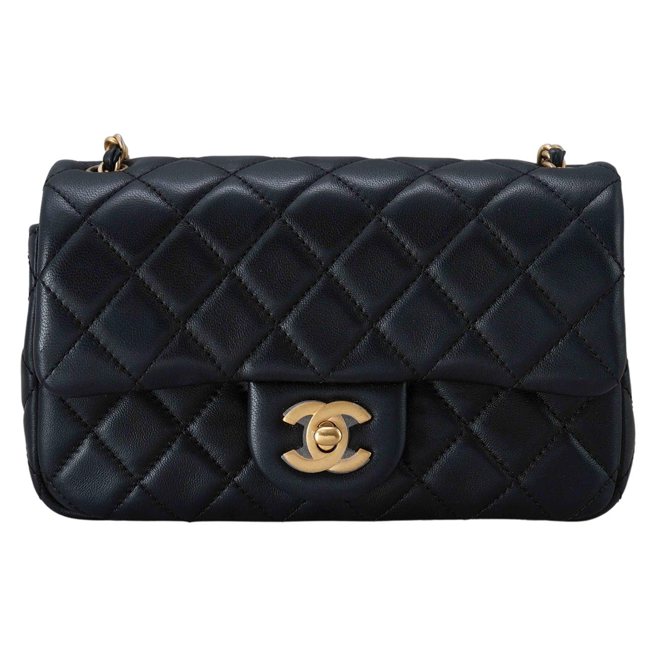 CHANEL(USED)샤넬 클래식 뉴미니 골든볼 플랩백