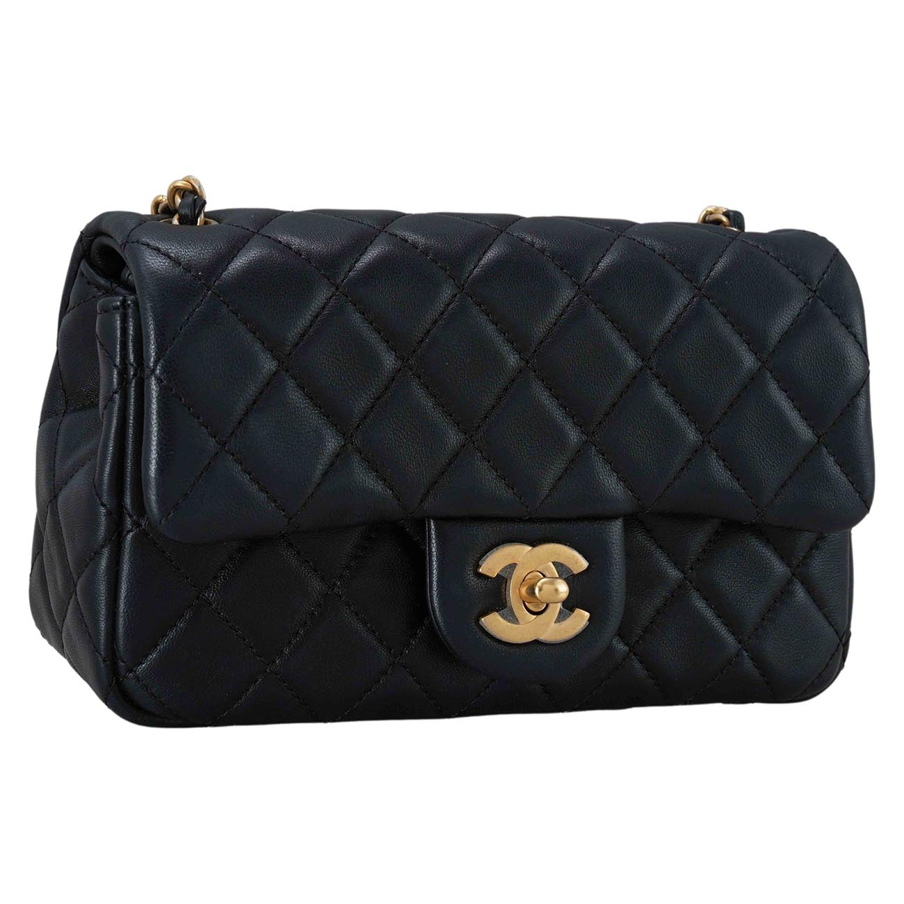 CHANEL(USED)샤넬 클래식 뉴미니 골든볼 플랩백