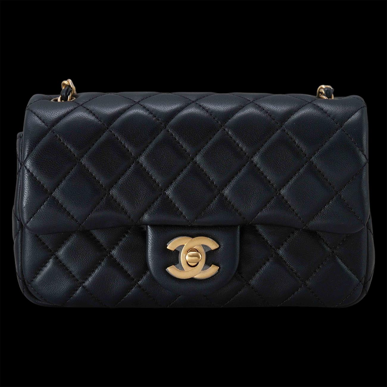 CHANEL(USED)샤넬 클래식 뉴미니 골든볼 플랩백