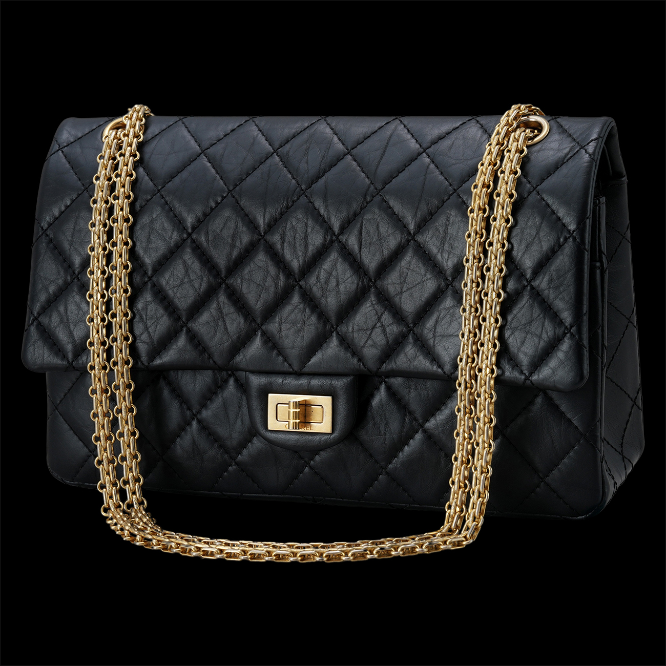 CHANEL(USED)샤넬 2.55 빈티지 라지 플랩백