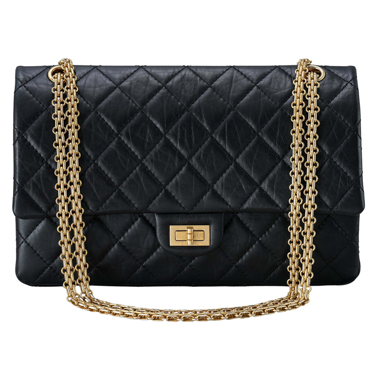 CHANEL(USED)샤넬 2.55 빈티지 라지 플랩백