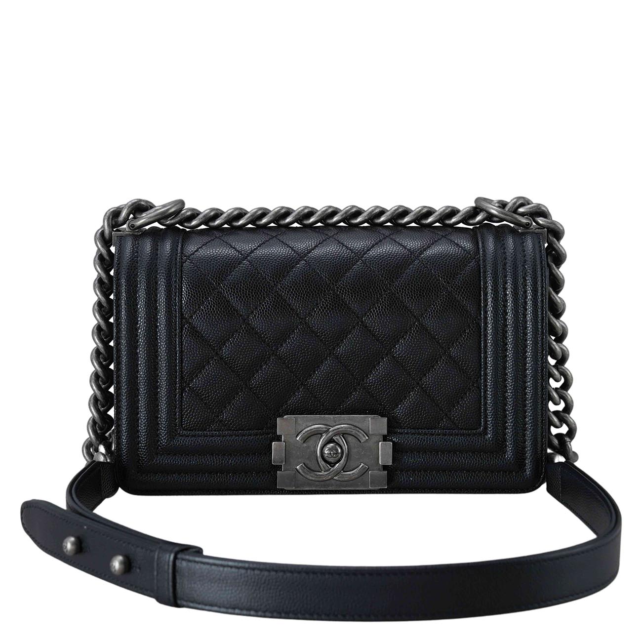 CHANEL(USED)샤넬 보이샤넬 캐비어 스몰