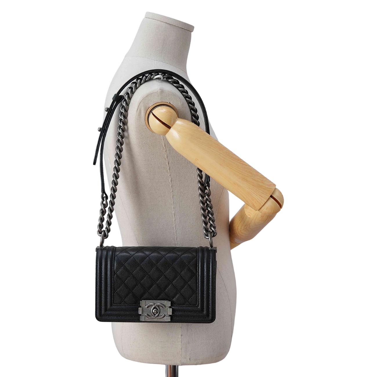 CHANEL(USED)샤넬 보이샤넬 캐비어 스몰