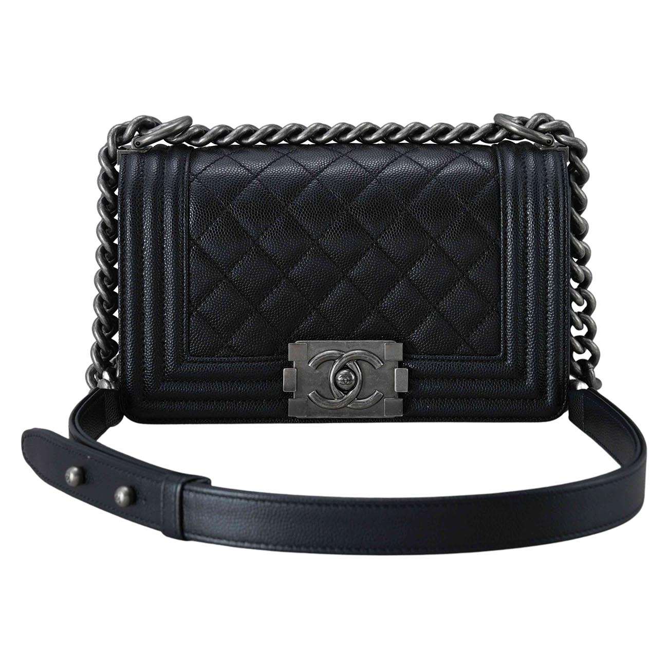 CHANEL(USED)샤넬 보이샤넬 캐비어 스몰