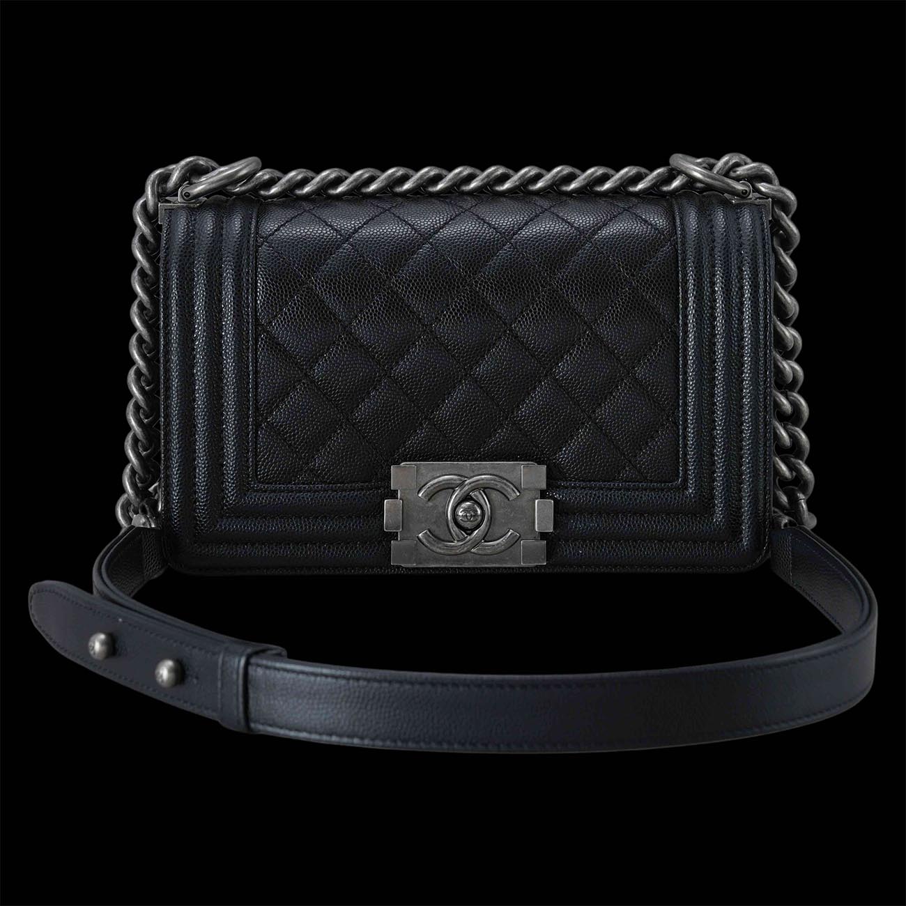 CHANEL(USED)샤넬 보이샤넬 캐비어 스몰