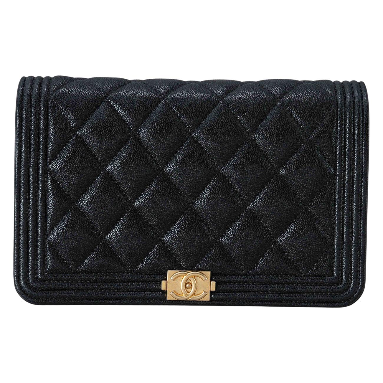CHANEL(USED)샤넬 보이샤넬 캐비어 WOC