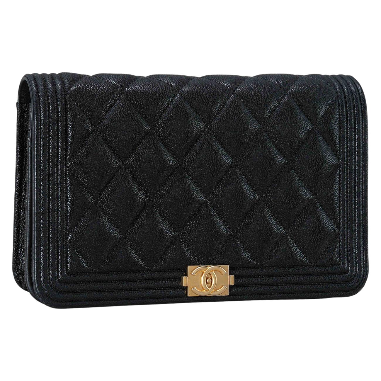 CHANEL(USED)샤넬 보이샤넬 캐비어 WOC