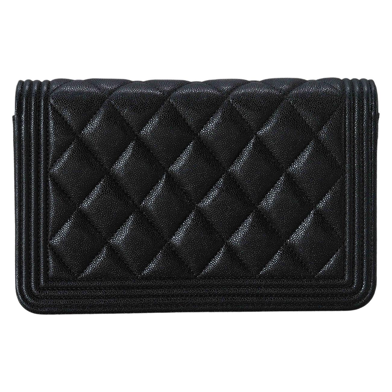 CHANEL(USED)샤넬 보이샤넬 캐비어 WOC