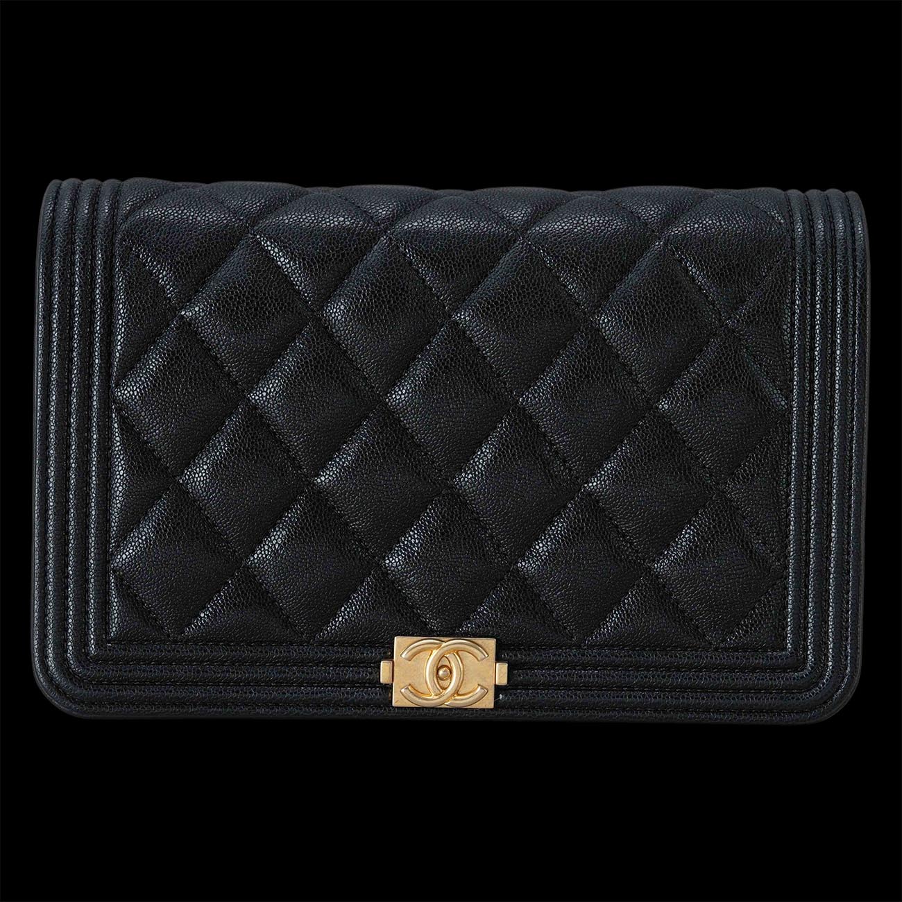 CHANEL(USED)샤넬 보이샤넬 캐비어 WOC