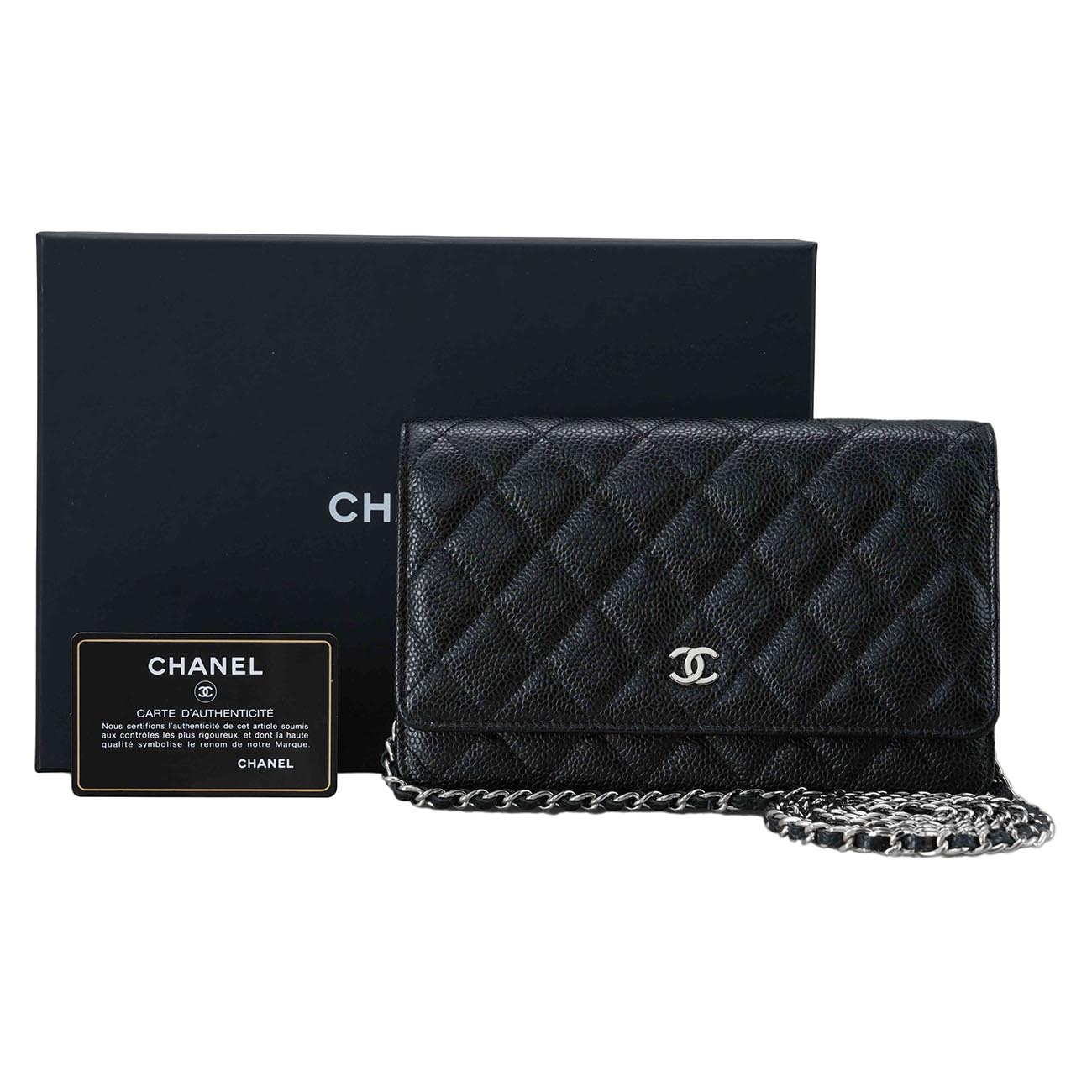 CHANEL(USED)샤넬 클래식 캐비어 WOC