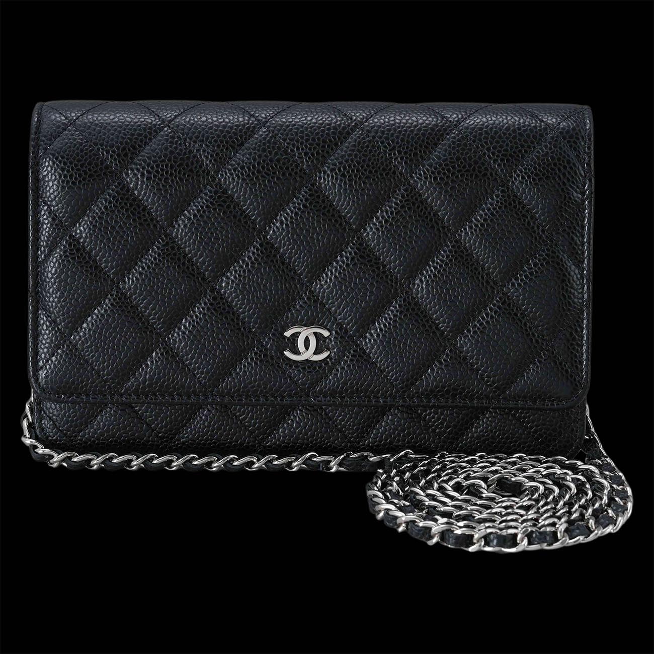 CHANEL(USED)샤넬 클래식 캐비어 WOC