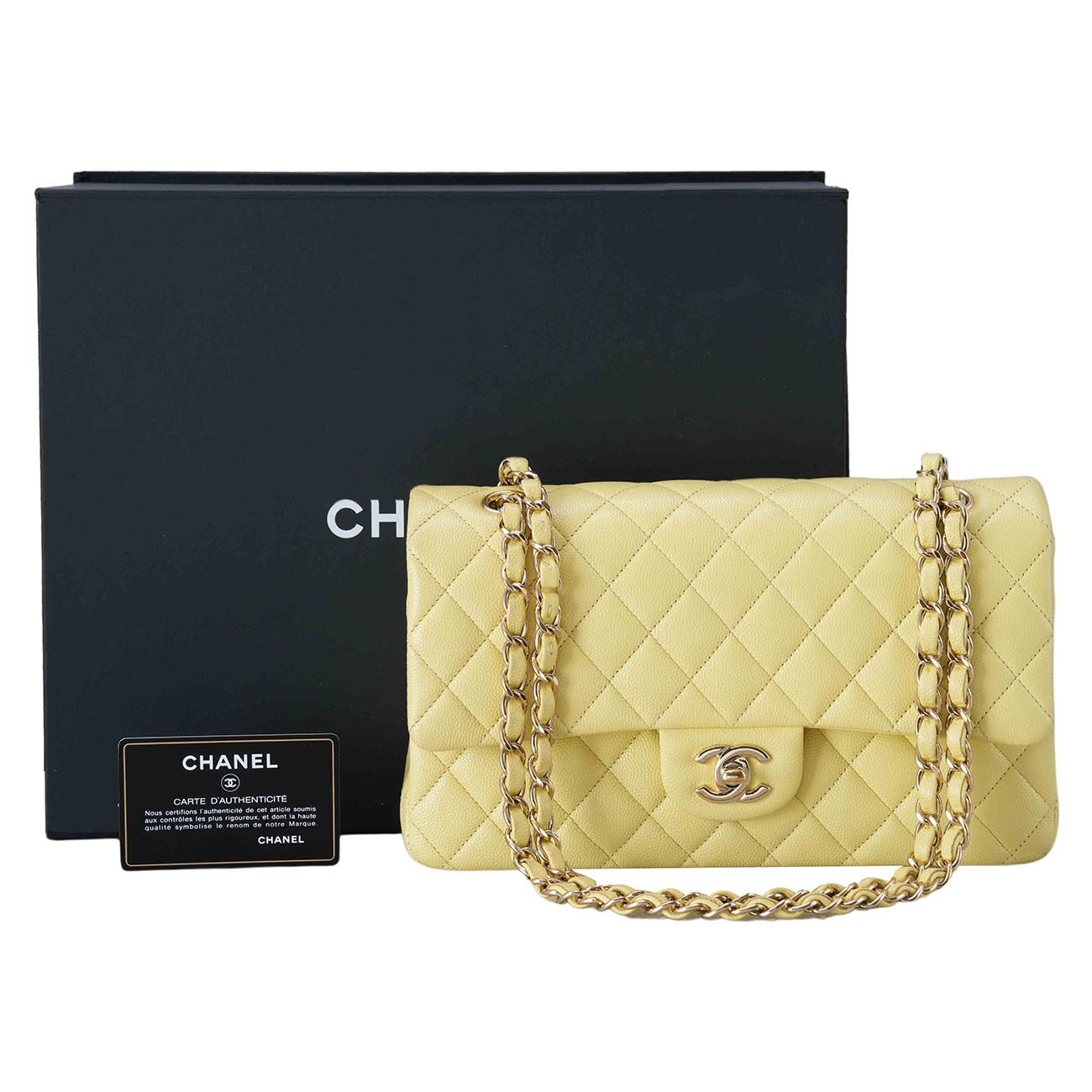 CHANEL(USED)샤넬 캐비어 클래식 미듐 플랩백