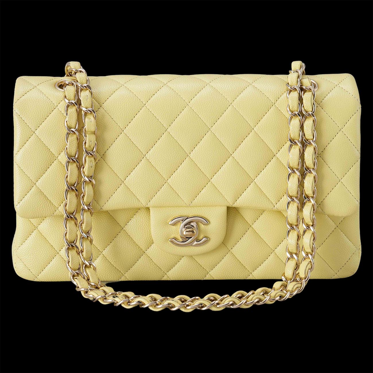 CHANEL(USED)샤넬 캐비어 클래식 미듐 플랩백