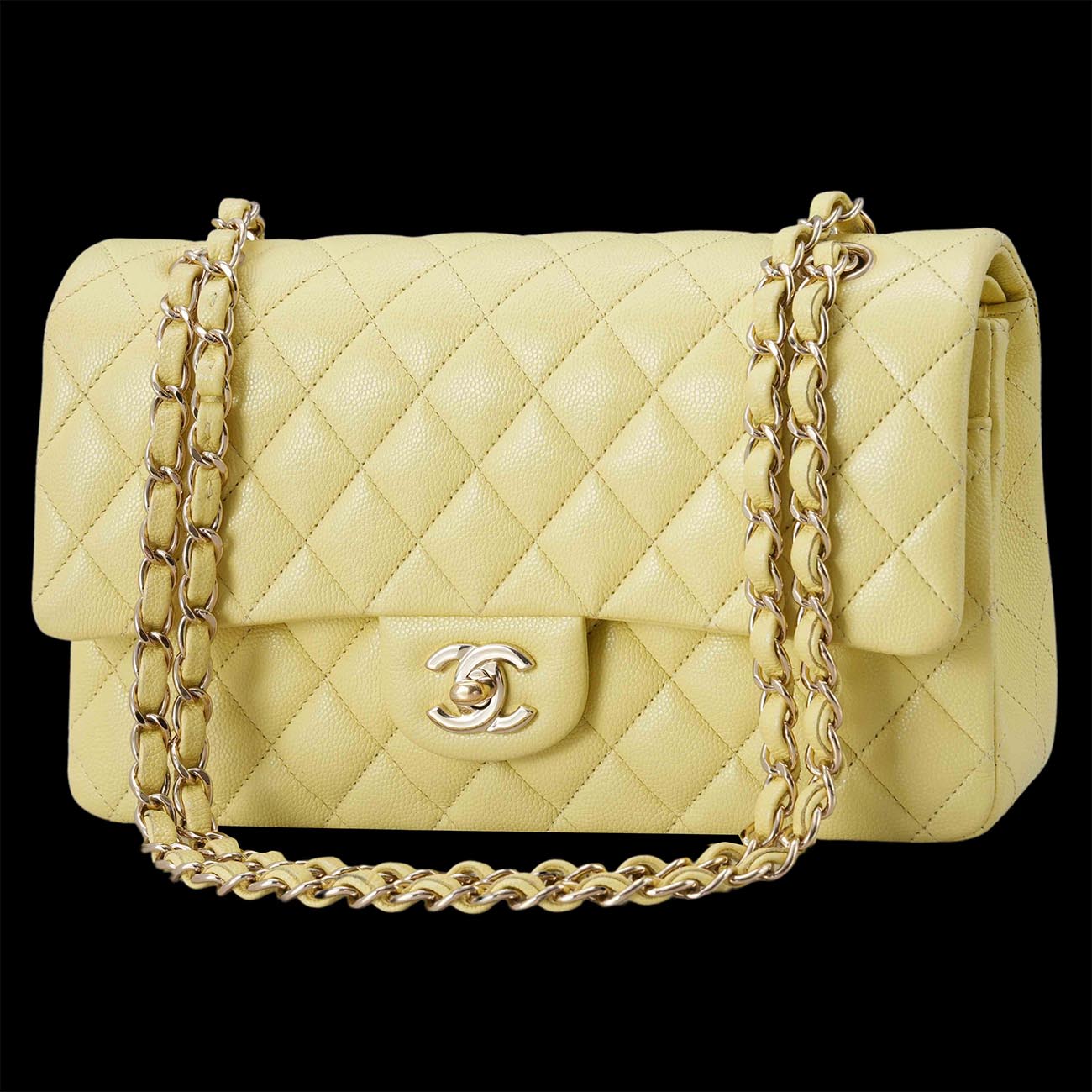 CHANEL(USED)샤넬 캐비어 클래식 미듐 플랩백