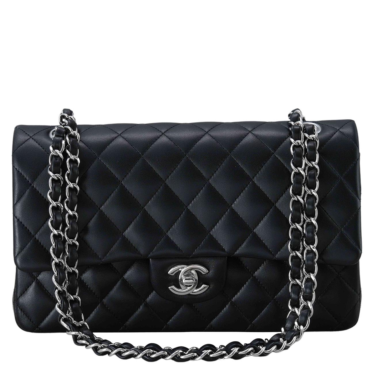 CHANEL(USED)샤넬 클래식 램스킨 미듐