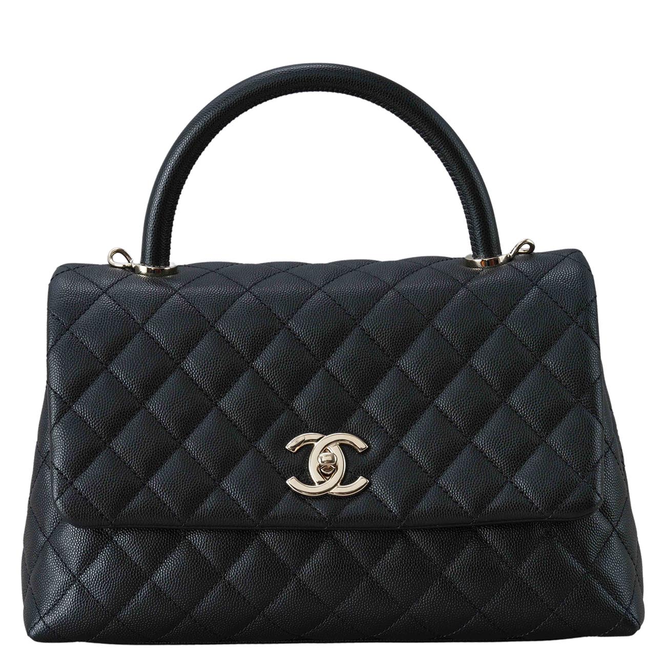 CHANEL(USED)샤넬 캐비어 코코핸들 미듐