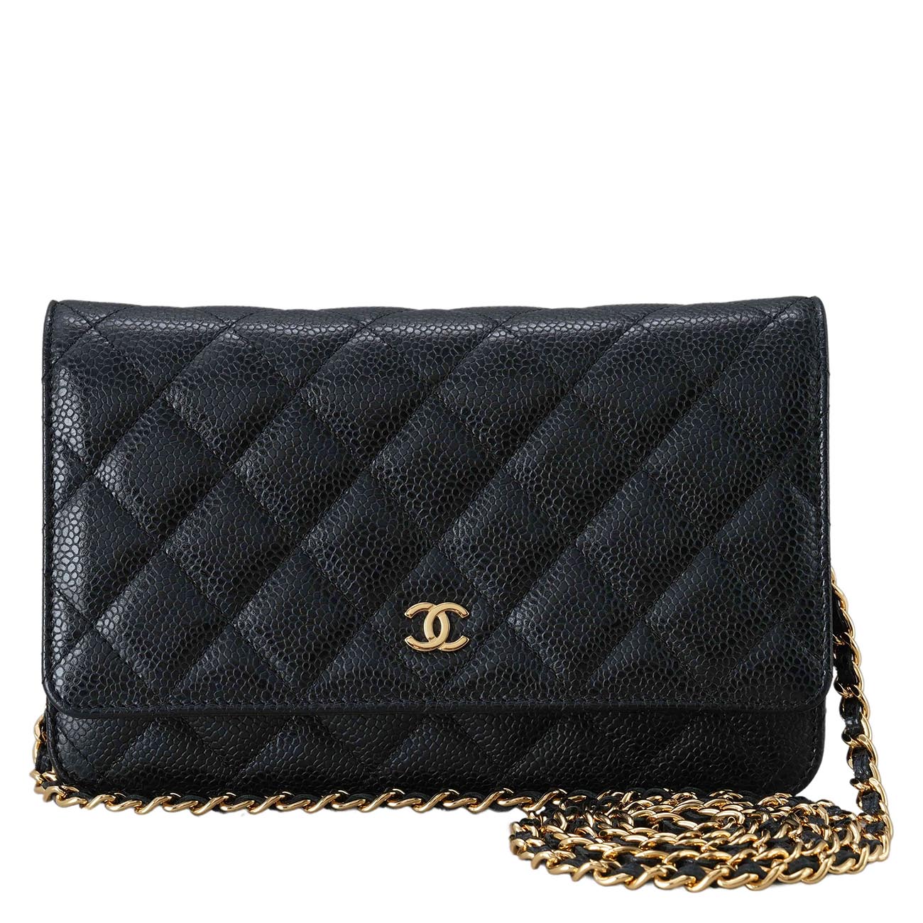 CHANEL(USED)샤넬시즌 클래식 캐비어 WOC