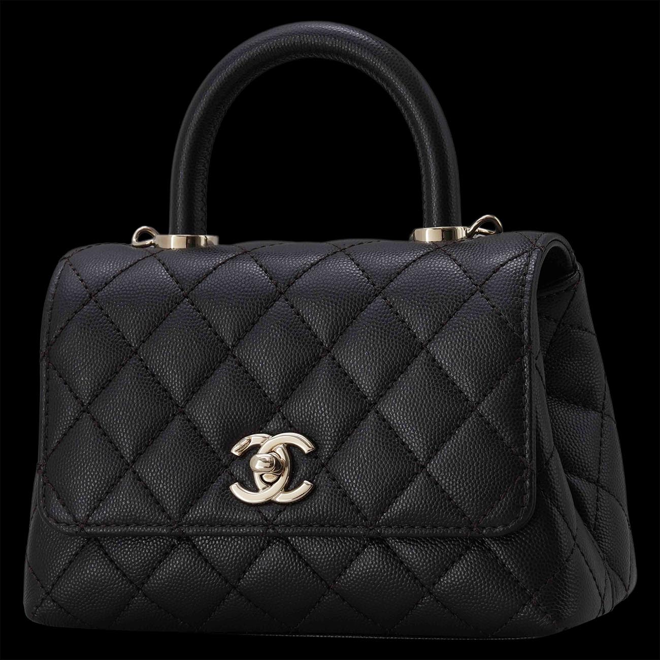 CHANEL(USED)샤넬 캐비어 코코핸들 미니