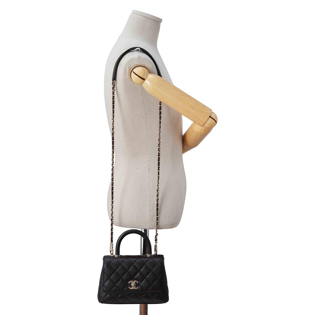 CHANEL(USED)샤넬 캐비어 코코핸들 미니