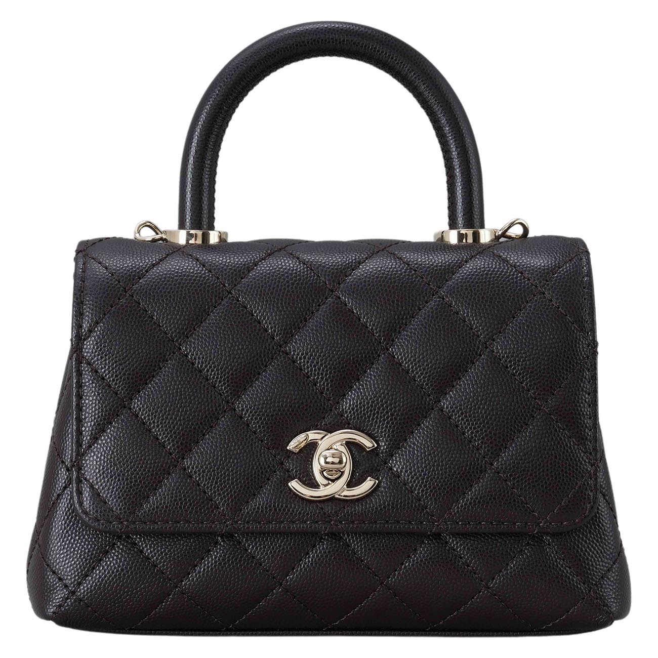 CHANEL(USED)샤넬 캐비어 코코핸들 미니