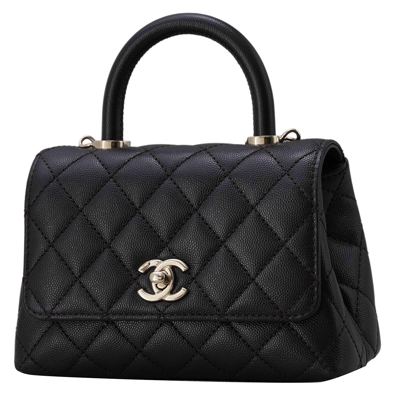 CHANEL(USED)샤넬 캐비어 코코핸들 미니