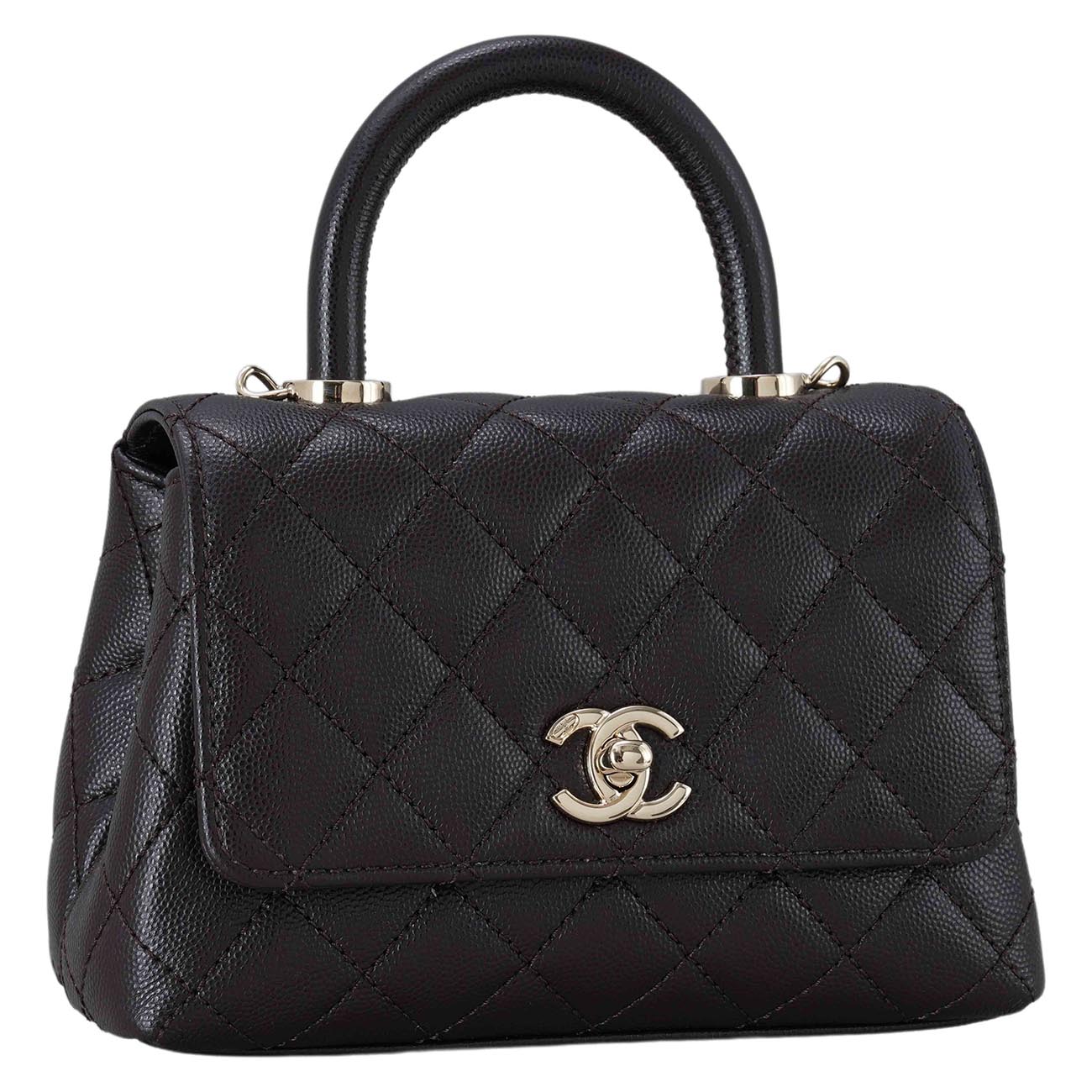 CHANEL(USED)샤넬 캐비어 코코핸들 미니