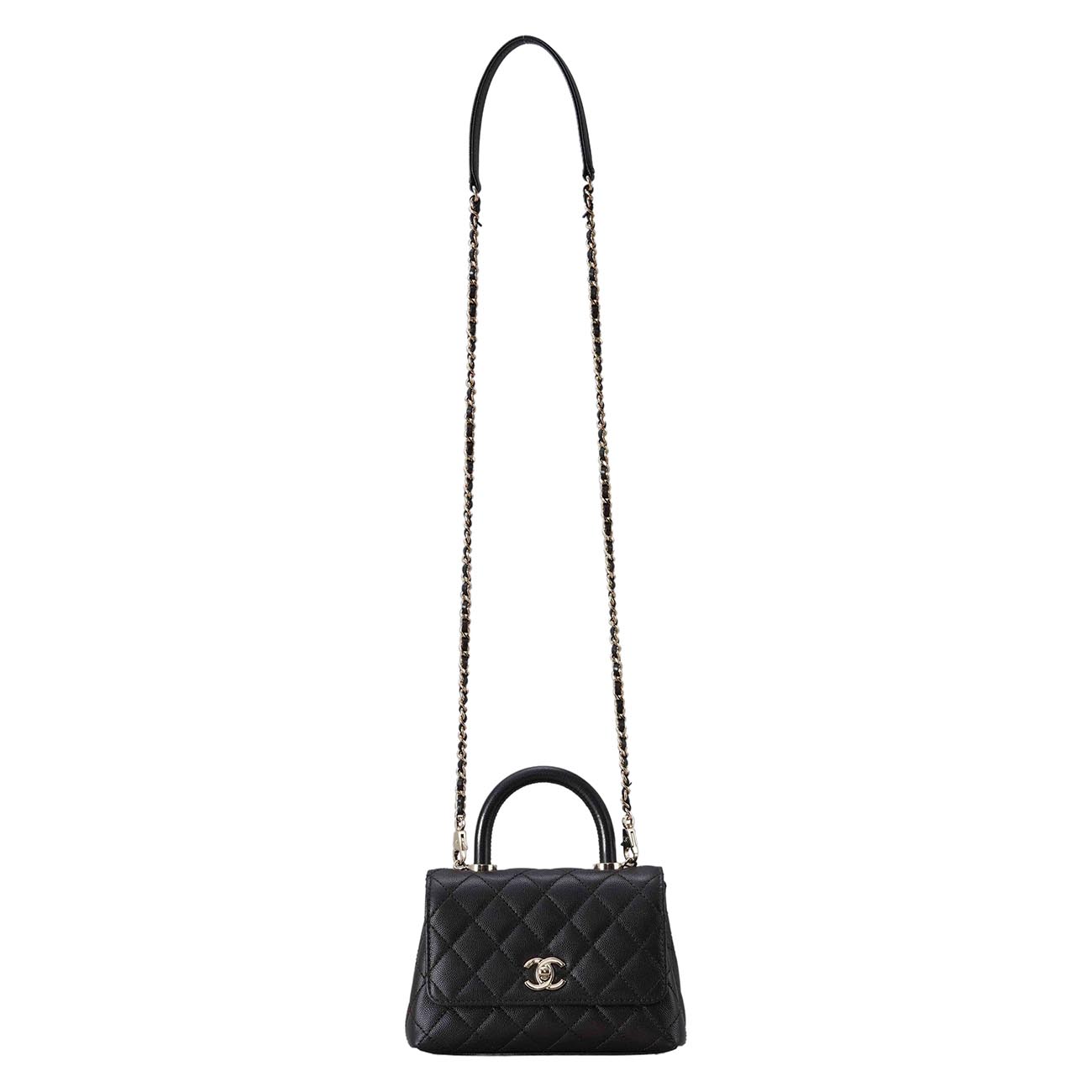 CHANEL(USED)샤넬 캐비어 코코핸들 미니