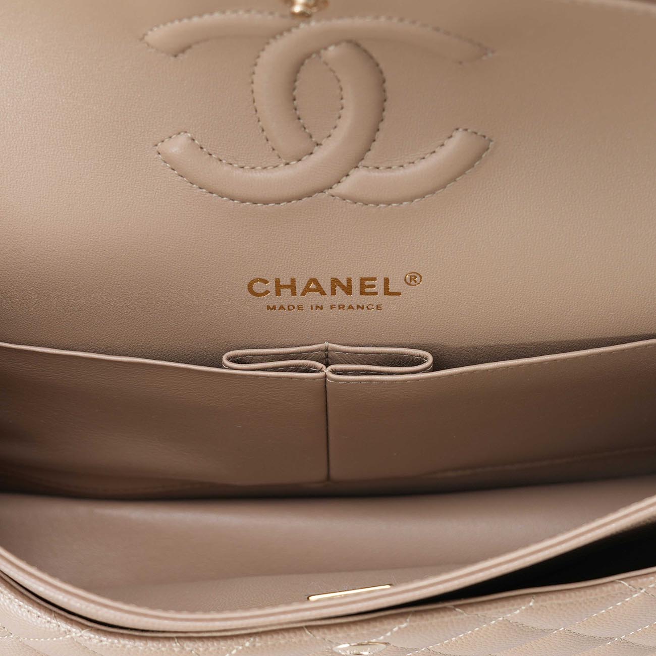 CHANEL(USED)샤넬 클래식 캐비어 미듐 플랩백