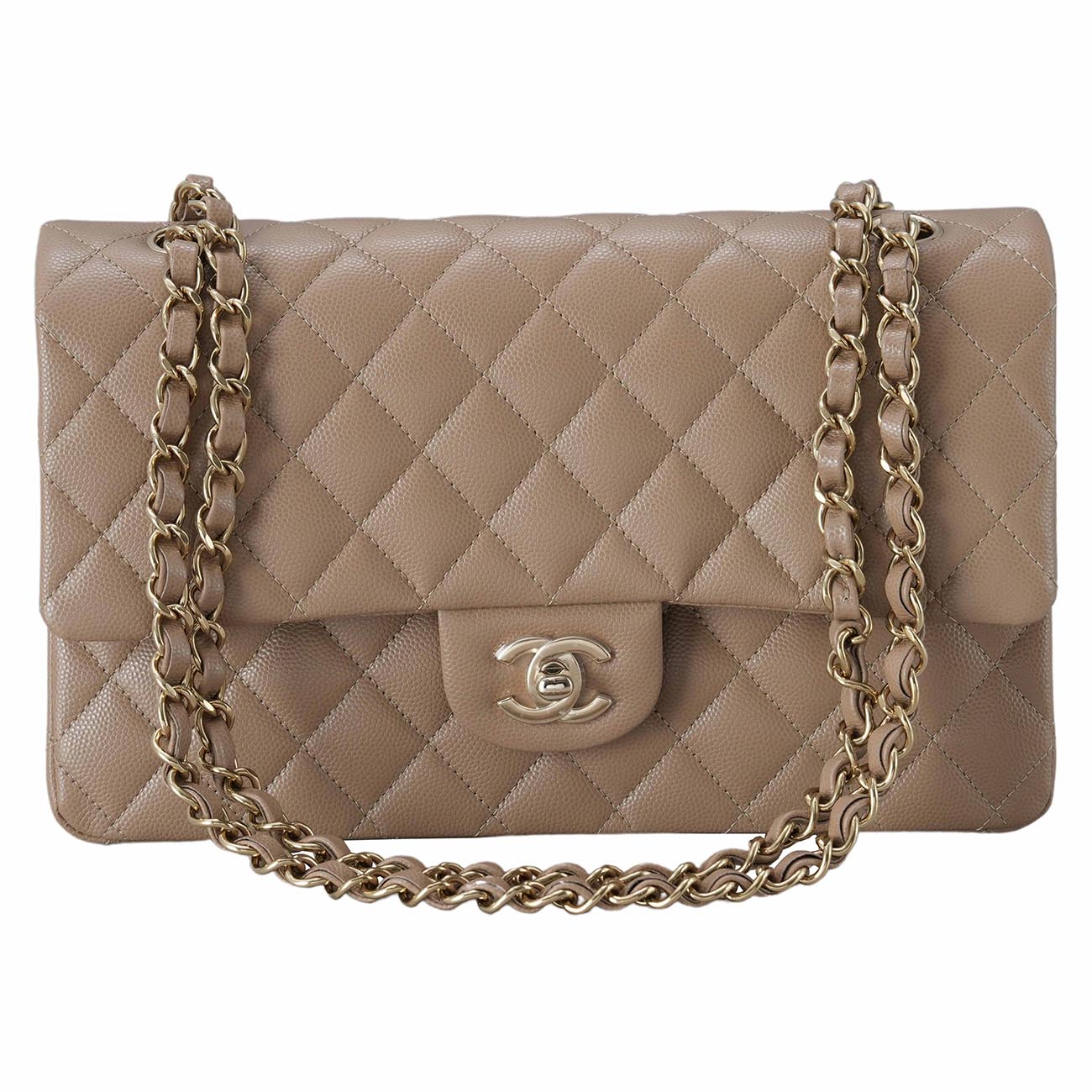 CHANEL(USED)샤넬 클래식 캐비어 미듐 플랩백