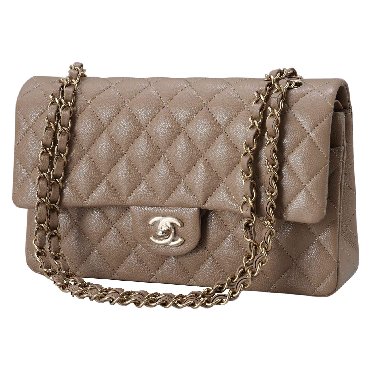 CHANEL(USED)샤넬 클래식 캐비어 미듐 플랩백