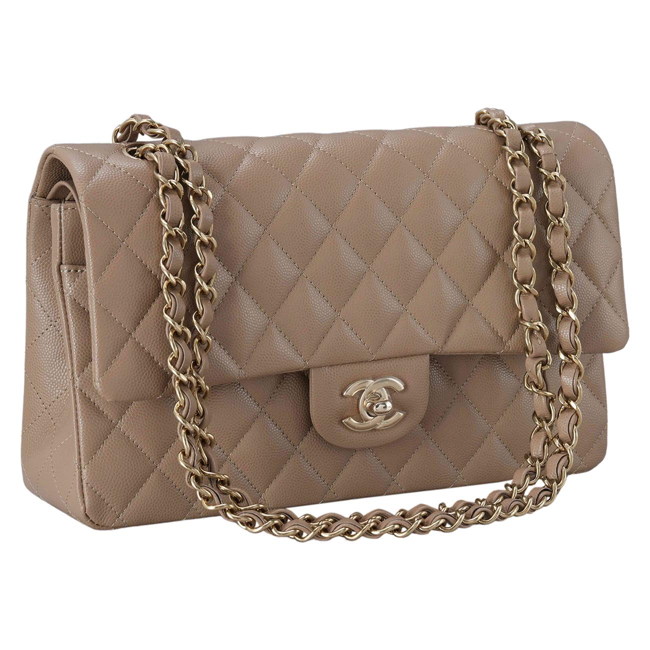CHANEL(USED)샤넬 클래식 캐비어 미듐 플랩백