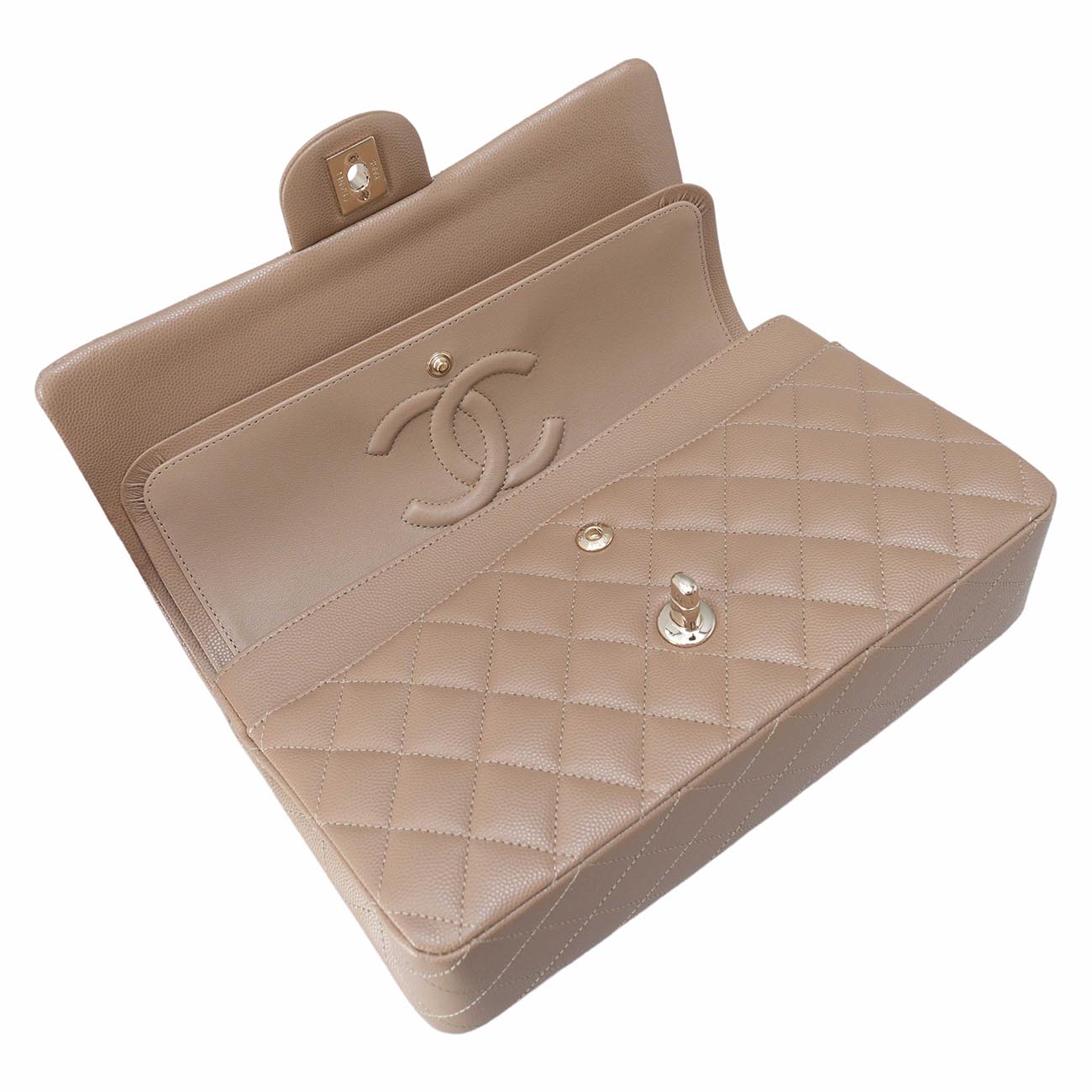 CHANEL(USED)샤넬 클래식 캐비어 미듐 플랩백