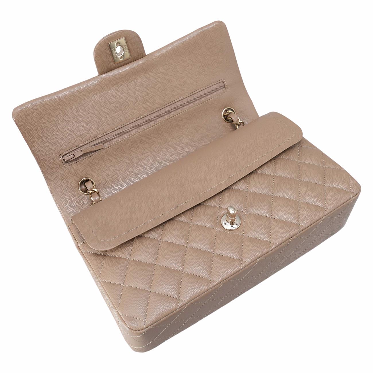 CHANEL(USED)샤넬 클래식 캐비어 미듐 플랩백