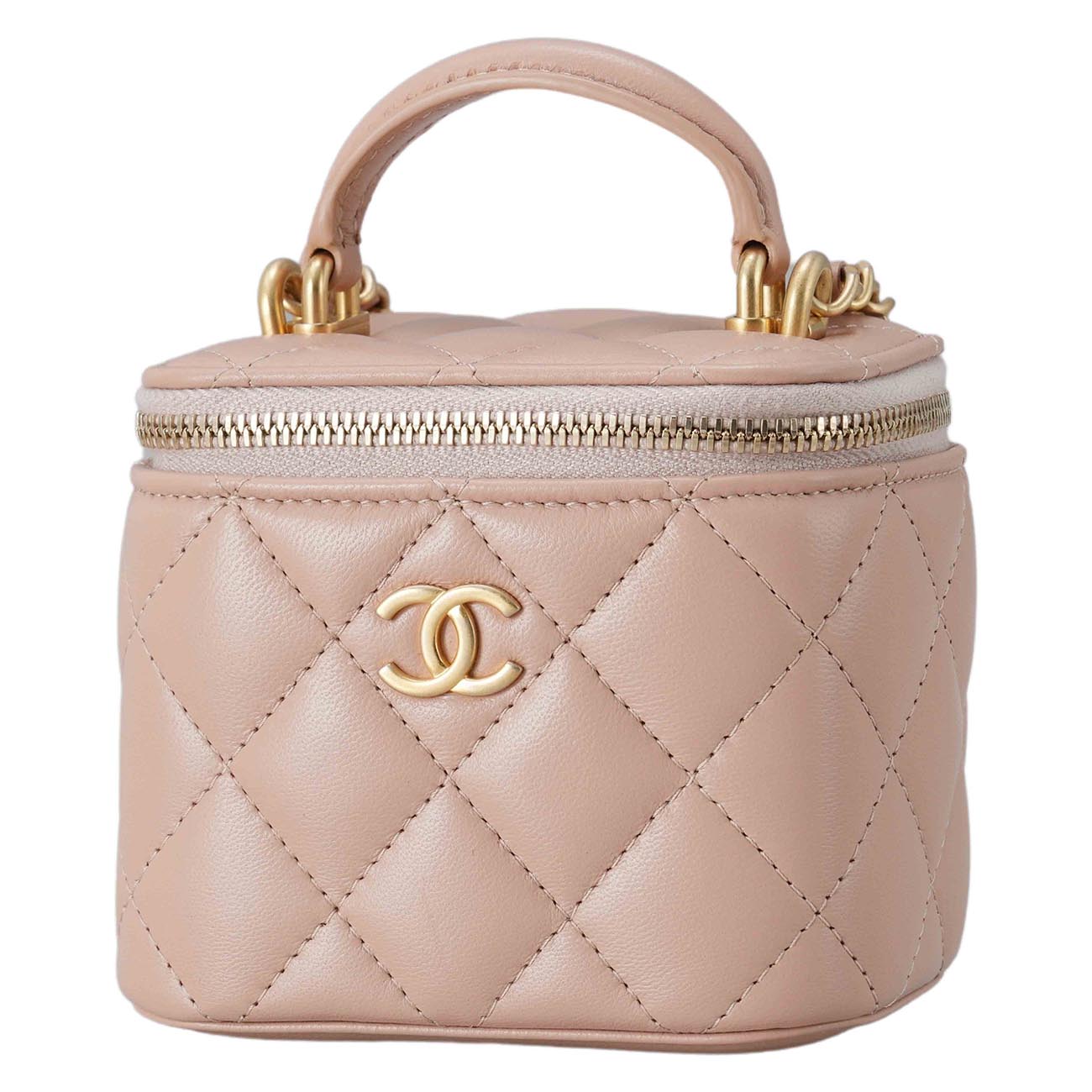 CHANEL(USED)샤넬 미니 베니티 탑 핸들 체인백