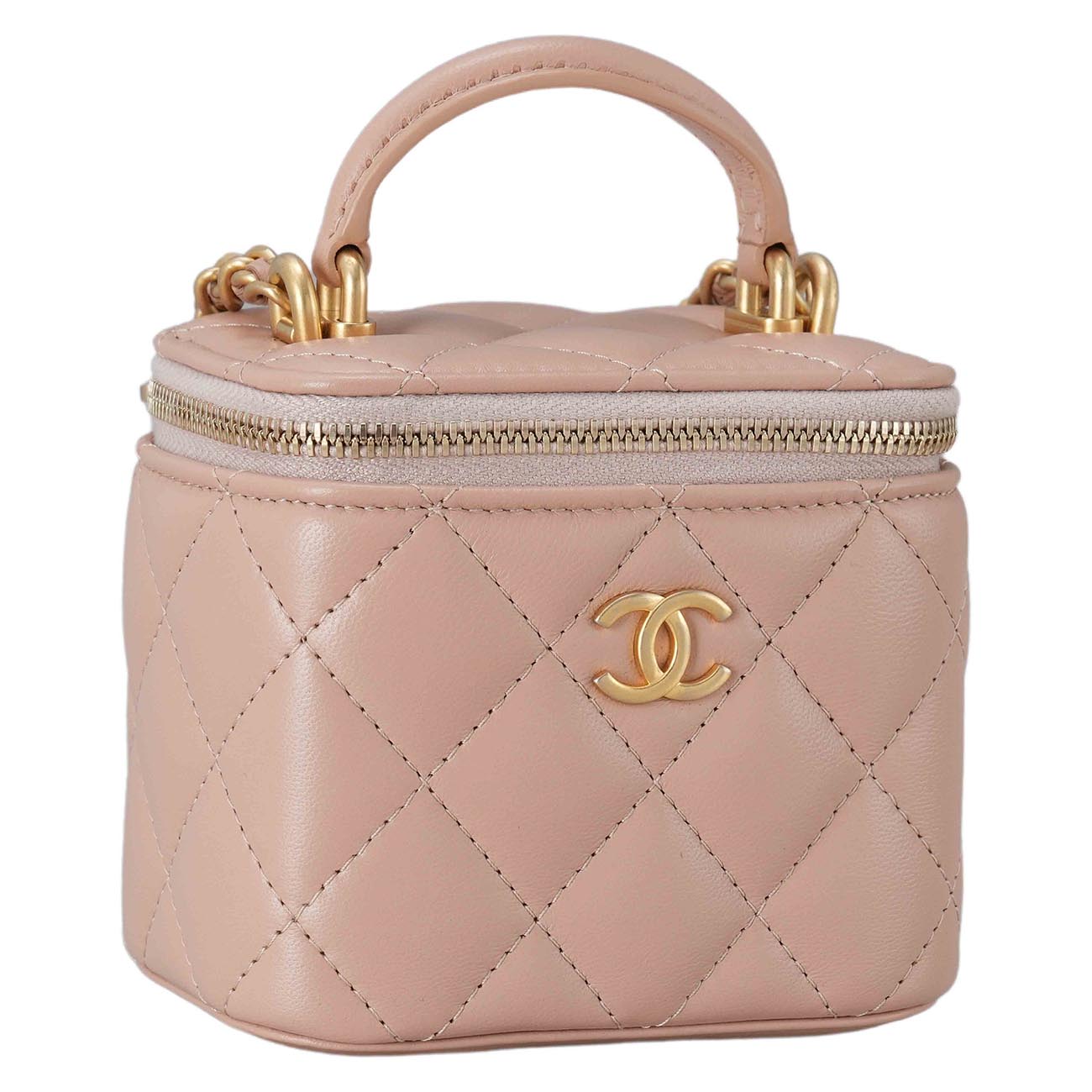 CHANEL(USED)샤넬 미니 베니티 탑 핸들 체인백