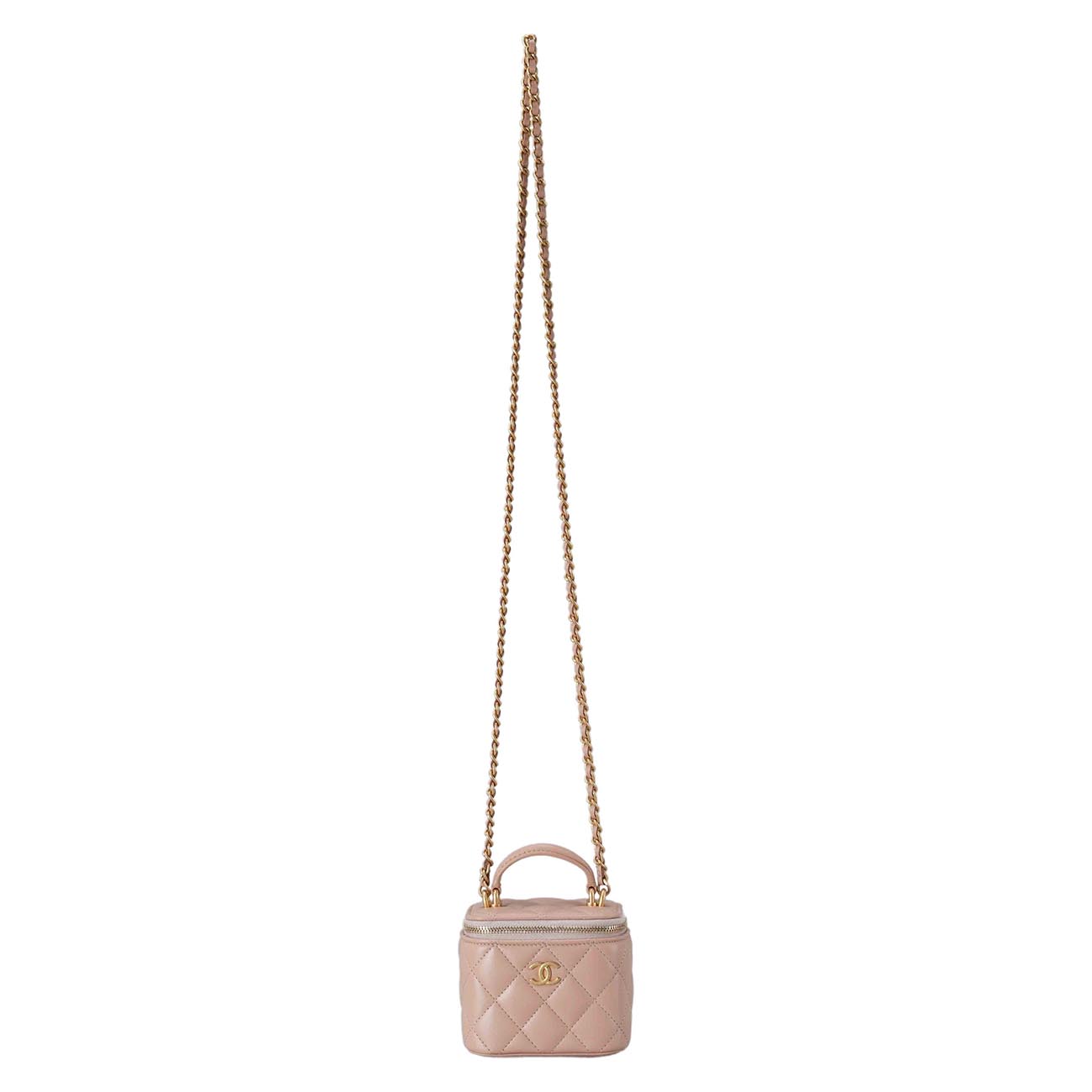 CHANEL(USED)샤넬 미니 베니티 탑 핸들 체인백