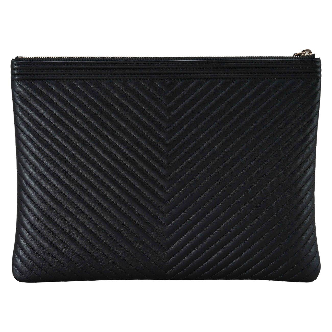CHANEL(USED)샤넬 A84406 쉐브론 클러치