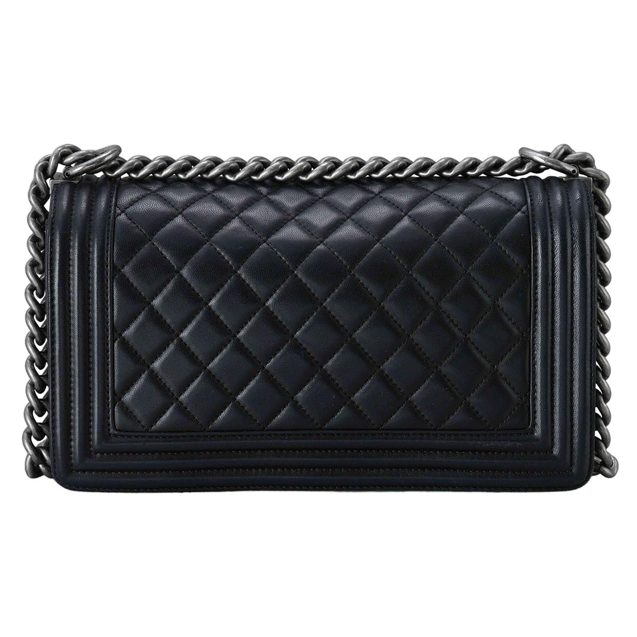 CHANEL(USED)샤넬 램스킨 보이샤넬 미듐 플랩백