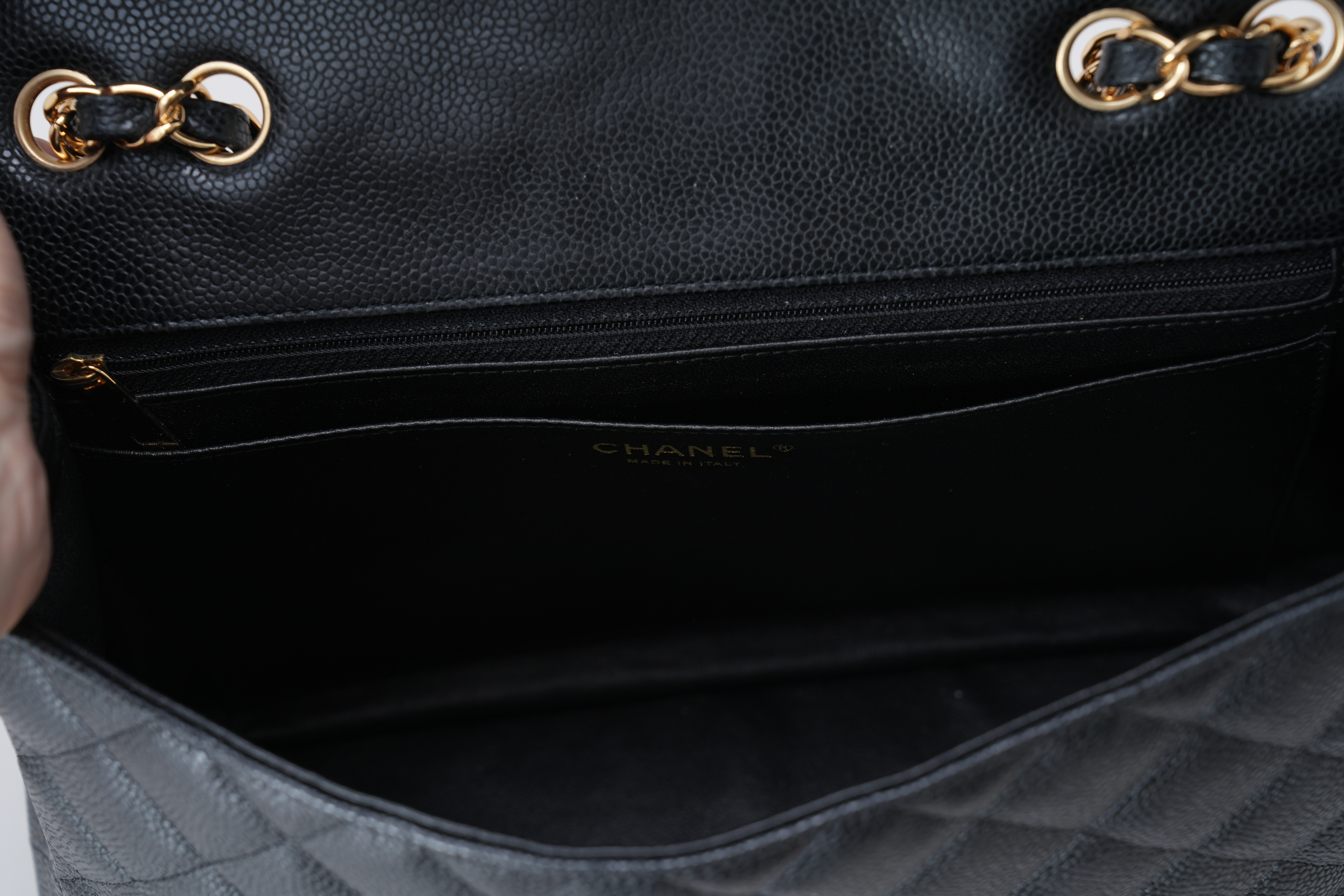 CHANEL(USED)샤넬 캐비어 클래식 점보 플랩백